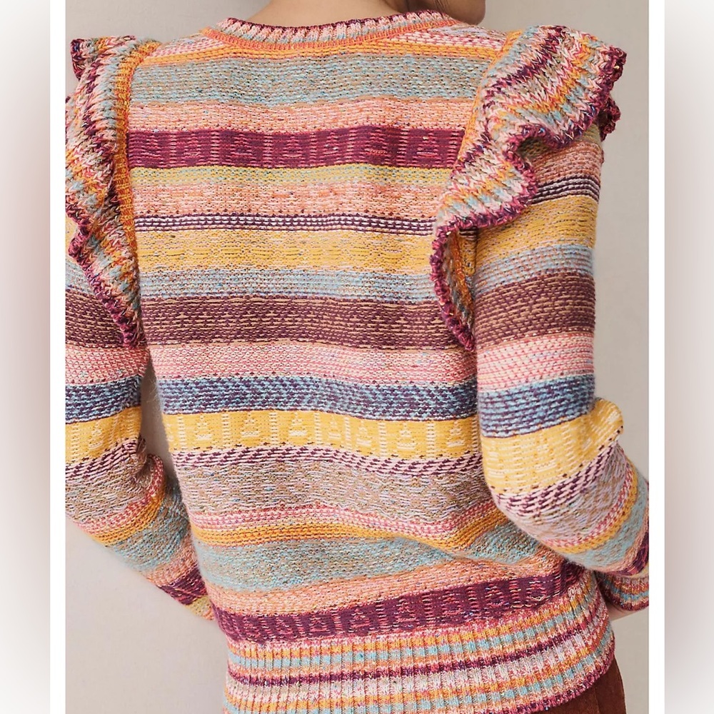 Pilcro Ruffled Sweater - Picture 2 of 7